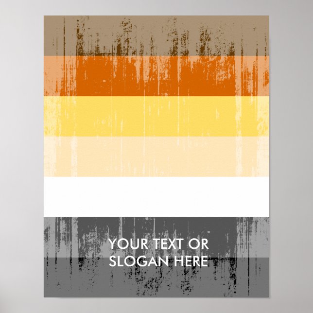 Poster Fierté d'ours vintage (Devant)