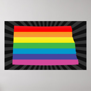 Poster fierté du dakota du nord.