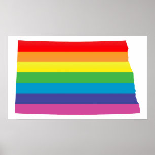 Poster fierté du dakota du nord.
