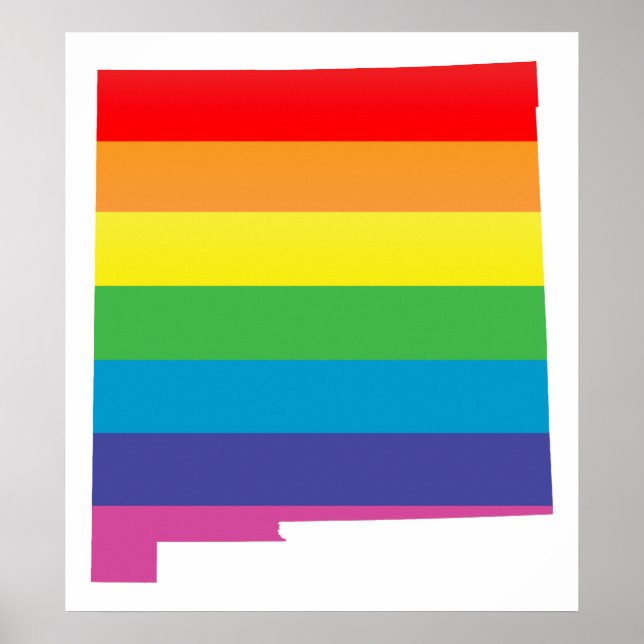 Poster fierté du nouveau-mexique. (Devant)