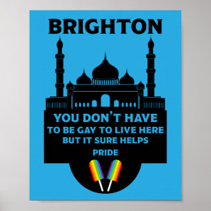 Poster Fierté gay de Brighton
