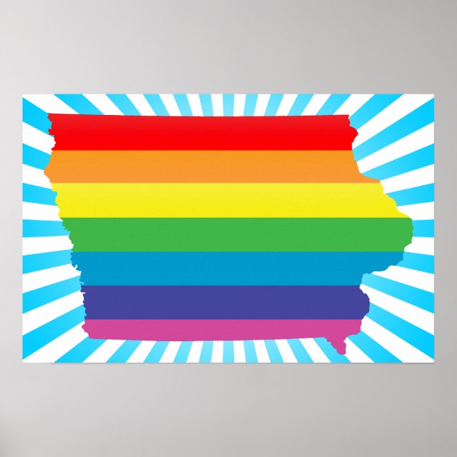 Poster fierté iowa. (Devant)