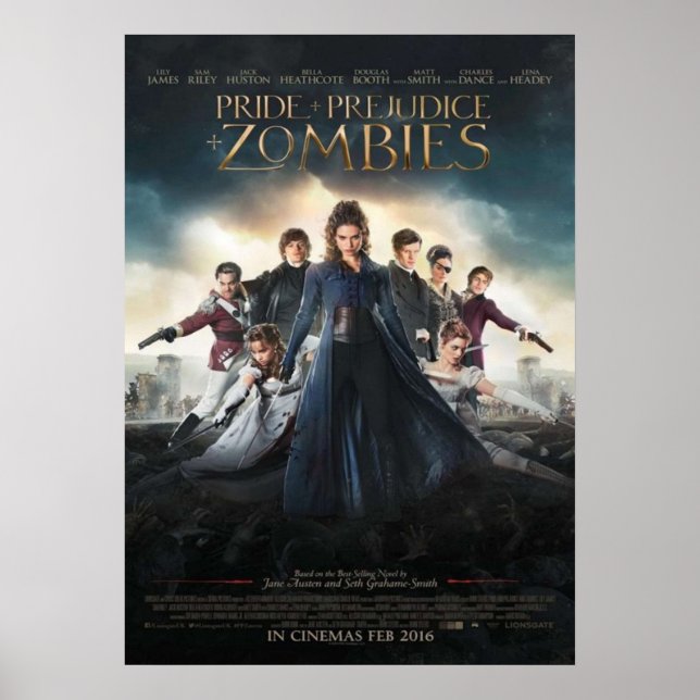 Poster Fierté, préjugés et zombies (Devant)