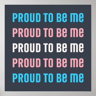 Poster Fierté transgenre : Fière d'être moi - Trans-Love