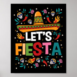 Poster Fiesta Cinco De Mayo soirée mexicaine Gui