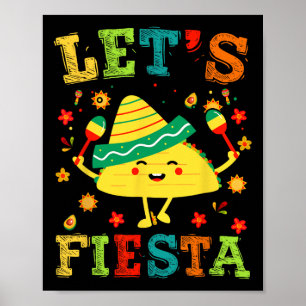 Poster Fiesta Taco Cinco De Mayo Garçons Hommes Enfants M
