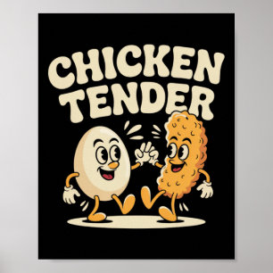Poster Fife Life Poulet Tendre Oeuf Élevage De Poules Fer