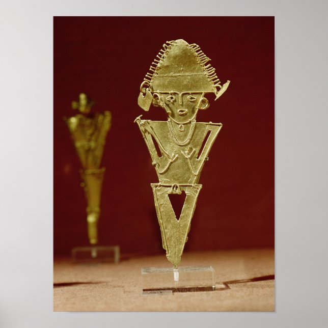 Poster Figure anthropomorphique d'un guerrier (Devant)