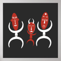 figure de la danse abstraite africaine