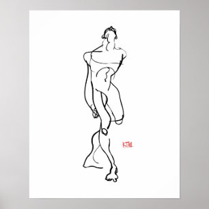 Poster Figure quotidienne copie archivistique d'art