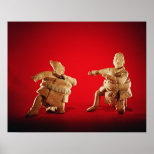 Poster Figures of ceremonial ballplayers
