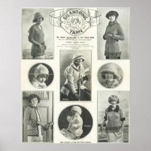 Poster Fil 1923 de Sig-Knit-Anneau
