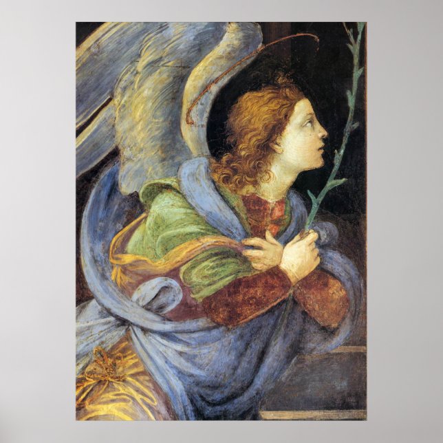 Poster Filippino Lippi - Archangel Gabriel - Vers 1490 - (Devant)