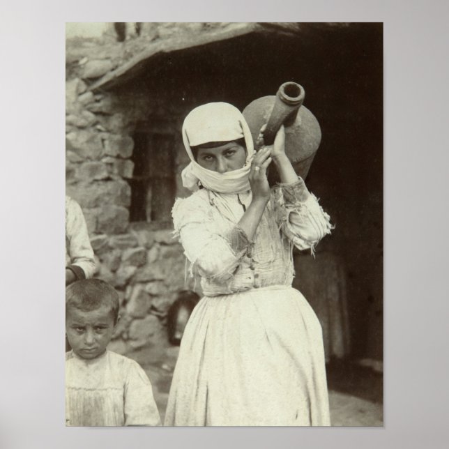 Poster Fille arménienne, Erevan (Devant)