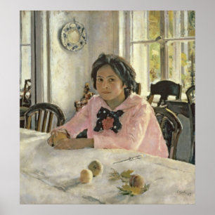 Poster Fille avec des pêches, 1887