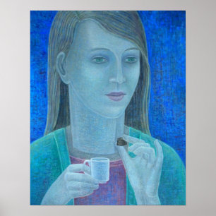 Poster Fille avec du chocolat 2011