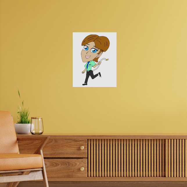 Poster fille chibi avec une queue (Salon 2)