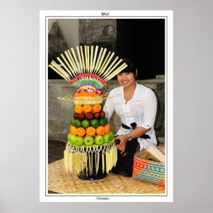 Poster Fille de Balinese