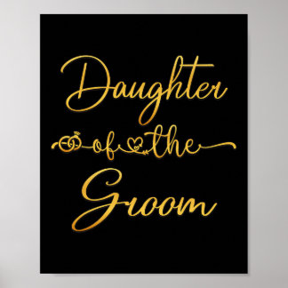 Poster Fille De La Groom Mariage Idée De Fête Pour Elle
