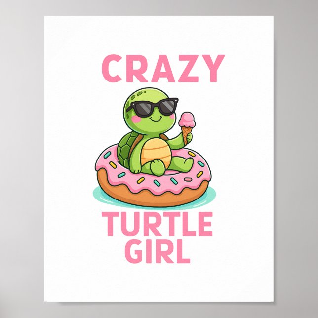 Poster Fille de tortue (Devant)
