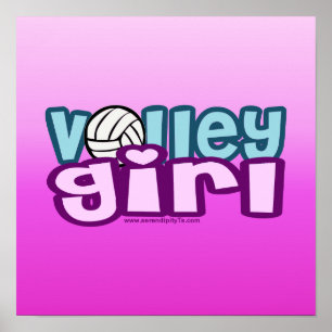 Poster Fille de volée