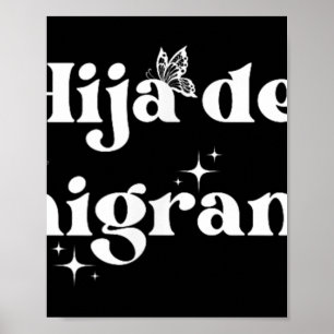 Poster Fille D'Immigrants Réfugiés Latina Droits Anti-r