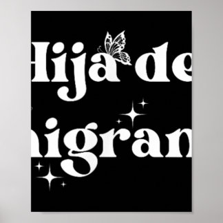 Poster Fille D'Immigrants Réfugiés Latina Droits Anti-r