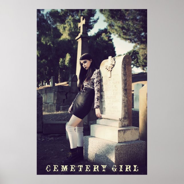 Poster Fille du cimetière (Devant)