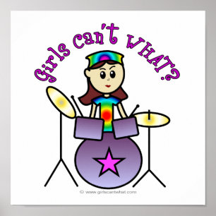 Poster Fille du tambour léger