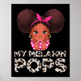 Poster Fille Fille Fille Nièce Enfant Soeur Noire Histoir