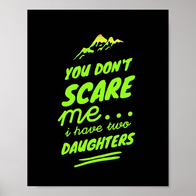Poster Fille Funny mère cadeau de jour pour mère sa mère  (Devant)