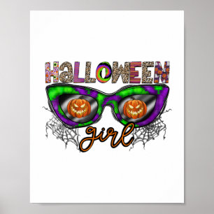 Poster Fille Halloween