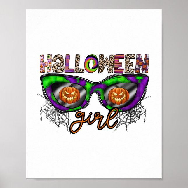 Poster Fille Halloween (Devant)