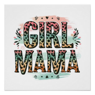 Poster Fille maman