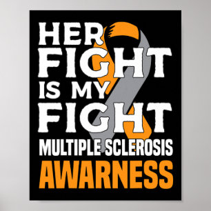 Poster Fille Mère Sclérose en plaques Sensibilisation Fem