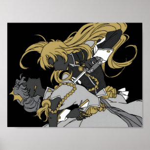 Poster Fille révolutionnaire Utena   Anthy et Utena  