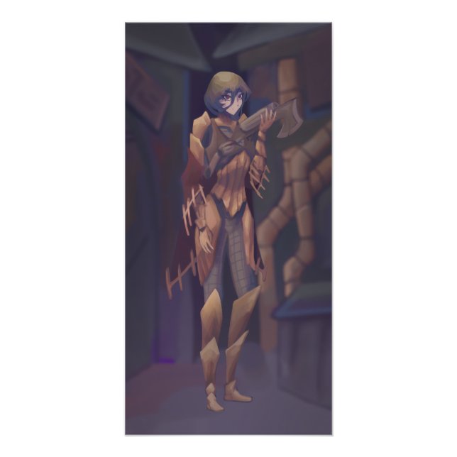 Poster Fille Steampunk anime (Devant)