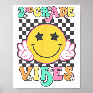 Poster Filles ambiance 2e année sourire visage retour à l