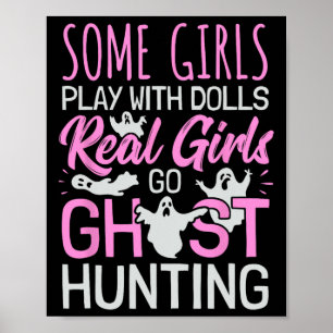Poster Filles Chasse Fantôme Femmes Paranormal Investir