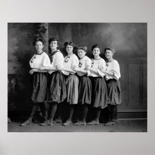 Poster Filles dans les défaites, les années 1900 tôt