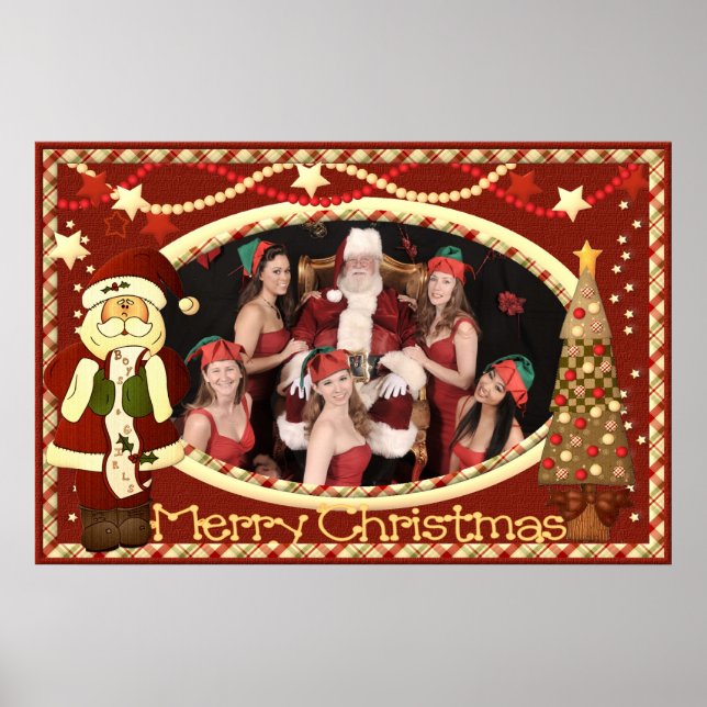 Poster Filles de Noël à coudre (Devant)