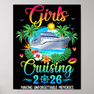 Poster Filles en croisière 2026 créant des souvenirs sœur