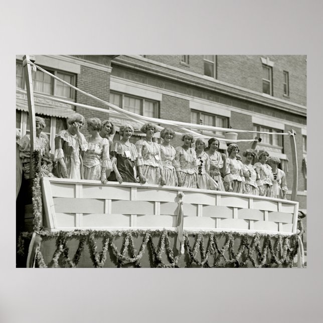 Poster Filles Fleurs d'Apple, 1925 (Devant)