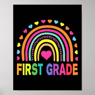 Poster Filles Garçons Enseignant Équipe 1re année Primair