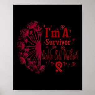 Poster Filles Maladie du sang de la cellule faucille Surv