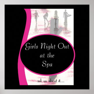 Poster Filles Night Out, Filles Night Outat theSpa, deman