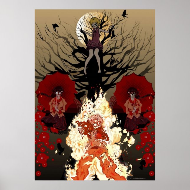 Poster Film de Kizumonogatari (Devant)