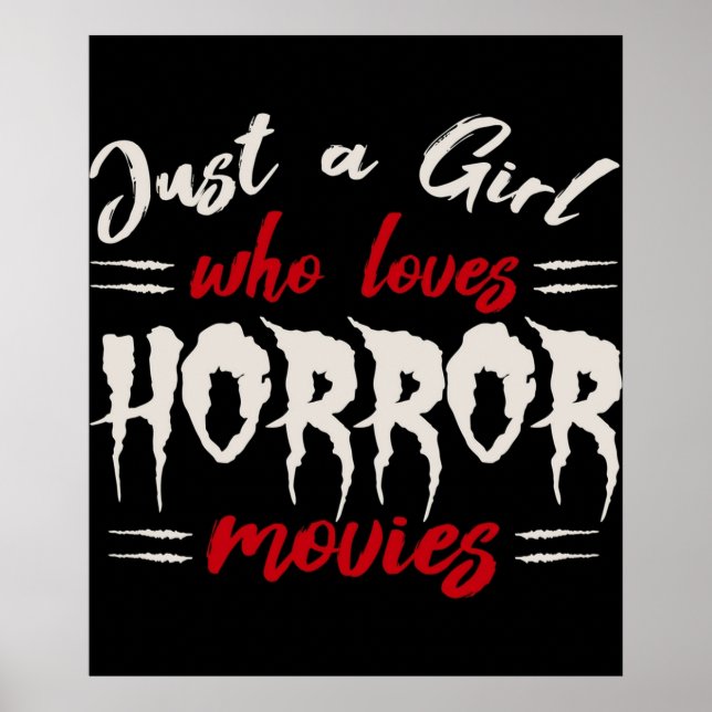 Poster film d'horreur (Devant)