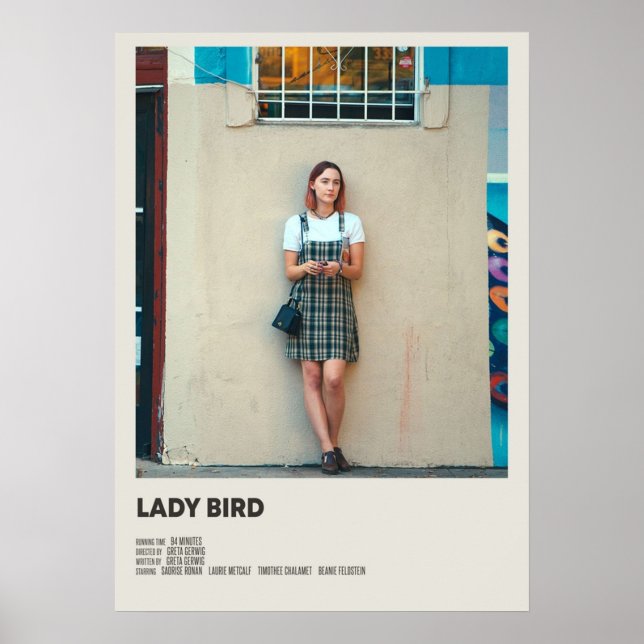 Poster Film Lady Bird (Devant)
