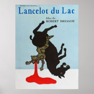 Poster Film Lancelot du Lac Robert Bresson
